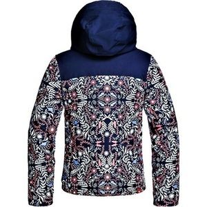 Roxy Delski girls ski jacket size XL 14 Medieval Blue Amparo Winter Coat